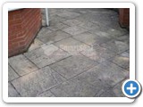 Paving slabs in need of cleaning and sealing
