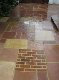 Imprinted Concrete Sealing Restoration After Service